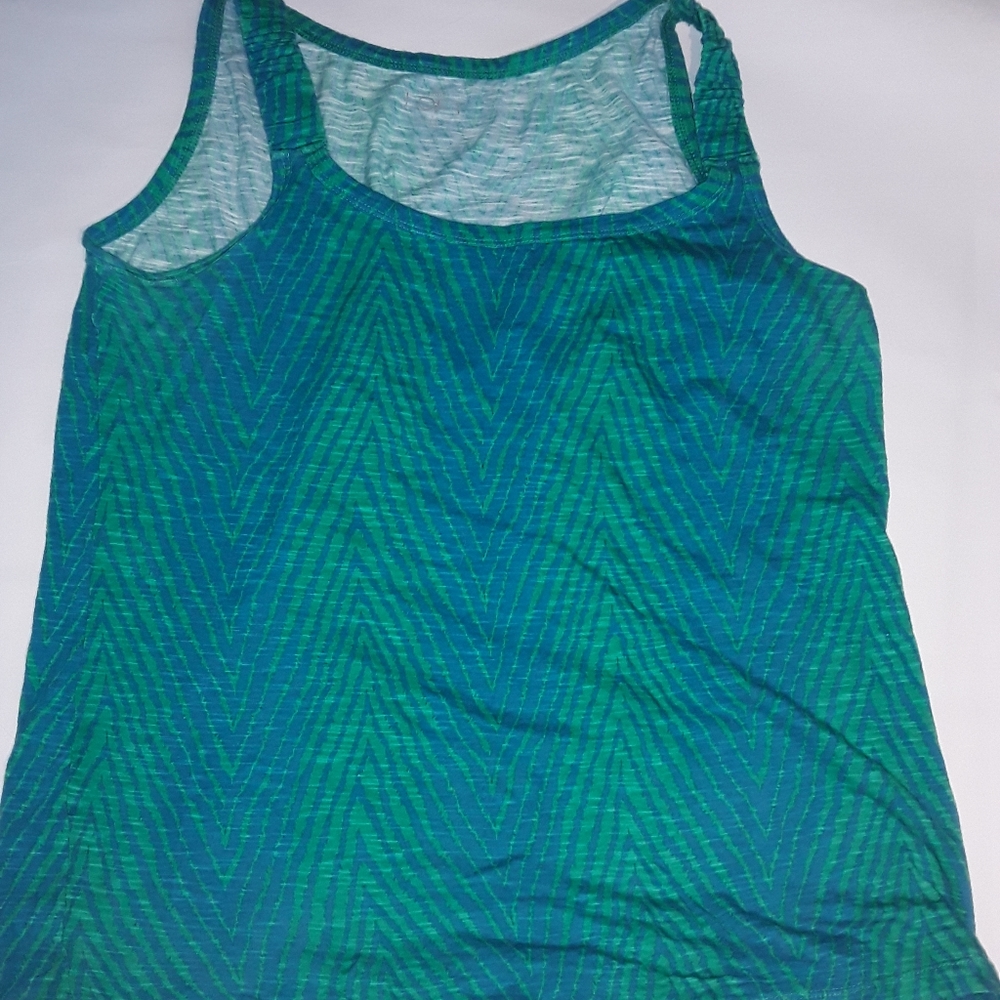 Anne Taylor Loft XS Tank Top green/blue